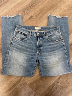 Madewell The Dean Easy Straight Leg Denim Jeans
